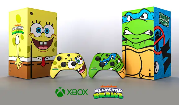 Microsoft presenta las Xbox Series X de Bob Esponja y las Tortugas Ninja que regalará a fans