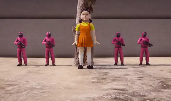 Luz roja, luz verde y otras pruebas de El juego del calamar llegan a GTA V