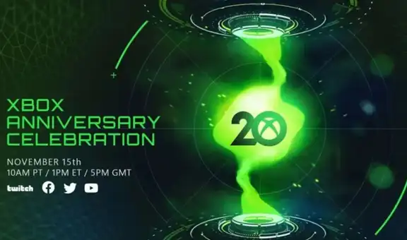 Xbox celebrará su 20 aniversario con evento especial en noviembre