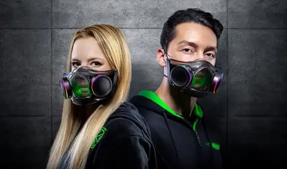 Razer lanza Zephyr, su nueva mascarilla inteligente que tiene filtros N95 y luces RGB