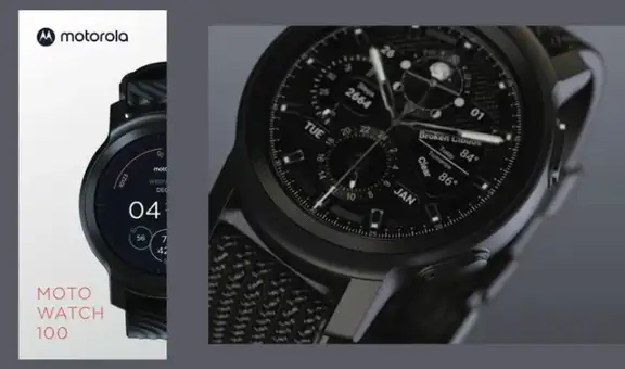 Motorola: así sería el nuevo smartwatch de Motorola con Wear OS