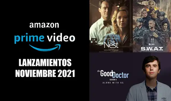 Amazon Prime Video, estrenos noviembre 2021: películas y series que llegan vía online