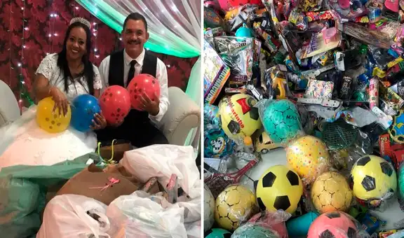 Pareja de esposos pide como regalo juguetes para donarlos a niños sin hogar