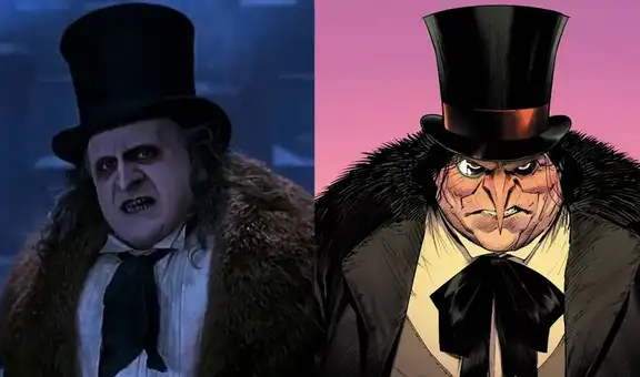 Danny DeVito revela viñetas del cómic que escribió sobre el Pingüino de Tim Burton