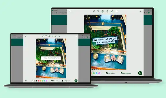 WhatsApp Web: así es el editor de fotos que permite agregar stickers, emojis y texto