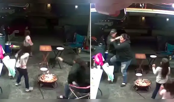 Valiente madre enfrenta y derriba a un hombre que intentó “secuestrar” a sus hijas