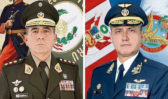 Relevan a comandantes generales del Ejército y FAP por discrepancias en ascensos