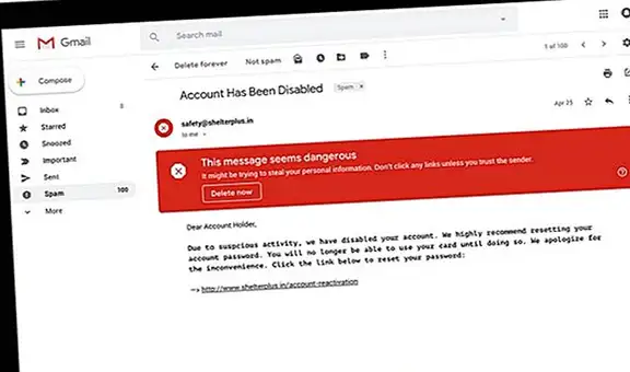 Gmail: ¿cómo saber si un correo electrónico es peligroso o tiene algún virus?