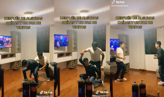 Jóvenes imitan el baile de los personajes de la película ¿Y dónde están las rubias?