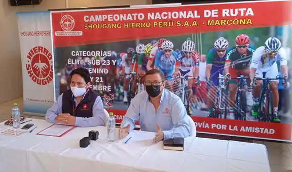 Shougang Hierro Perú S.A.A. organiza Campeonato Nacional de Ciclismo en Marcona. 