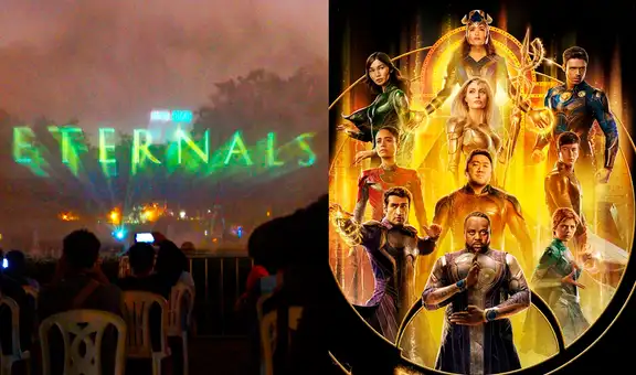 Eternals: Circuito mágico del agua festejó estreno con proyección especial