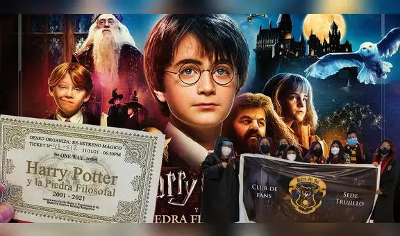 La magia de Harry Potter cumplió 20 años: fans peruanos llenan cines en reestreno