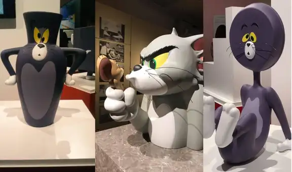 Artista japonés convierte los momentos más divertidos de Tom y Jerry en esculturas