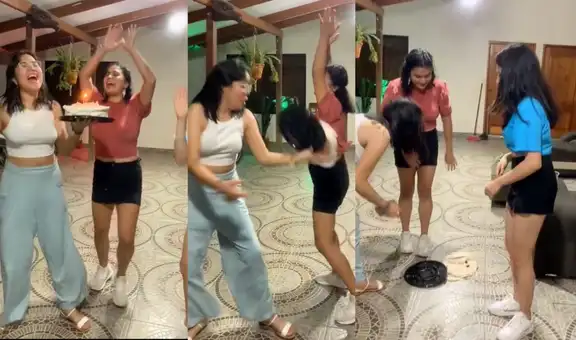 Joven deja sin pastel de cumpleaños a su amiga y causó la risa de miles en redes