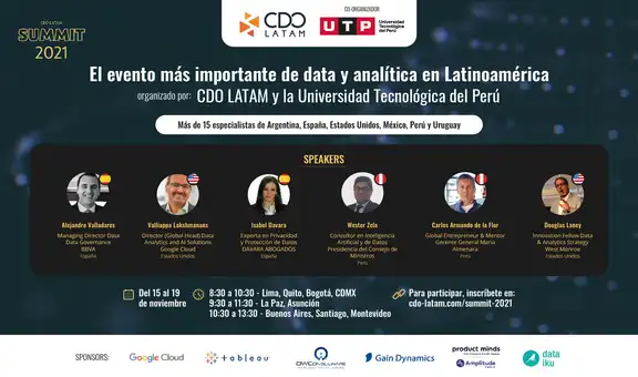 CDO LATAM y UTP organizan el evento más importante de data y analítica en Latinoamérica