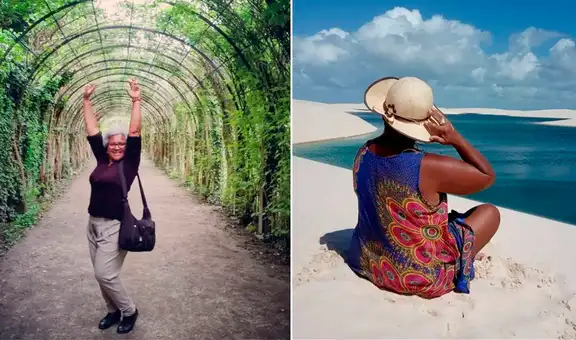 Brasil: abuelita vendió todas sus cosas para cumplir su sueño de viajar por el mundo