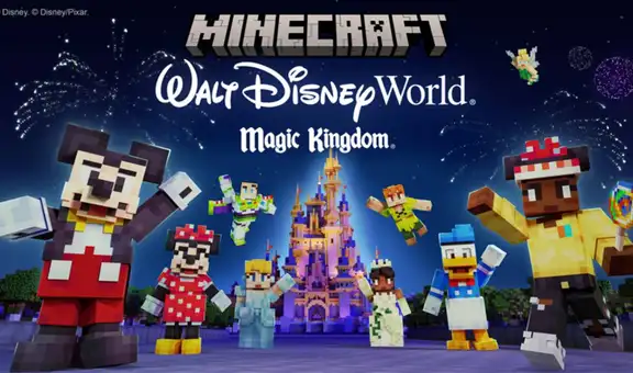 Minecraft celebra el 50 aniversario de Disney World con este nuevo DLC basado en el parque