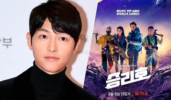 Song Joong Ki celebra premio como mejor actor por Space Sweepers