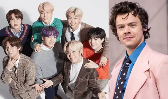 BTS en concierto de Harry Styles: la diversión de los idols antes de los AMAs 2021