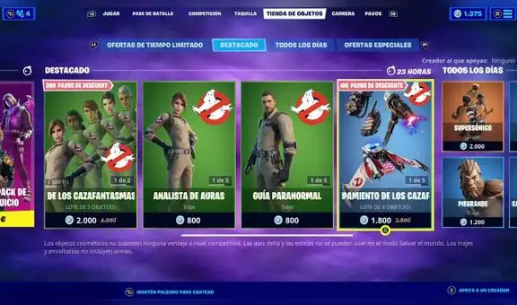 Fortnite: tema de Los cazafantasmas llega como baile al videojuego