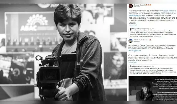 Óscar Catacora: directores de cine se despiden de su amigo