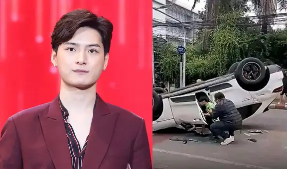 Actor tailandés Krist Perawat alarmó a fans tras sufrir accidente automovilístico