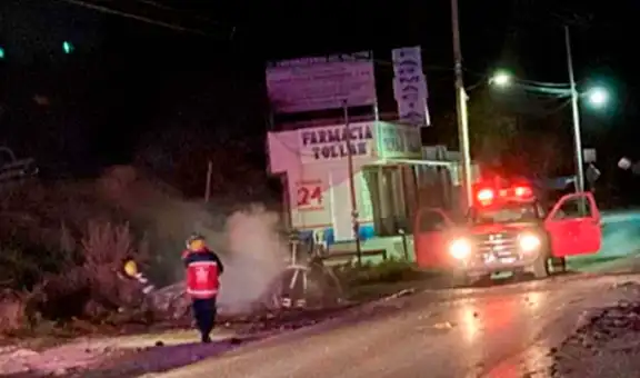 Sicarios armados detonan coches bomba para liberar a 9 reos en penal de México