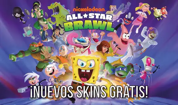 Nickelodeon All-Star Brawl lanza nuevos skins gratuitos para todos sus personajes