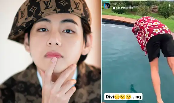Taehyung revela vacaciones en Hawái y agradece a ARMY por guardar el secreto