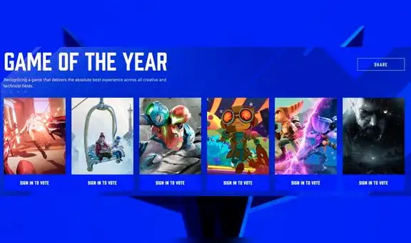 The Game Awards 2021: conoce la lista de videojuegos nominados y los favoritos del público  