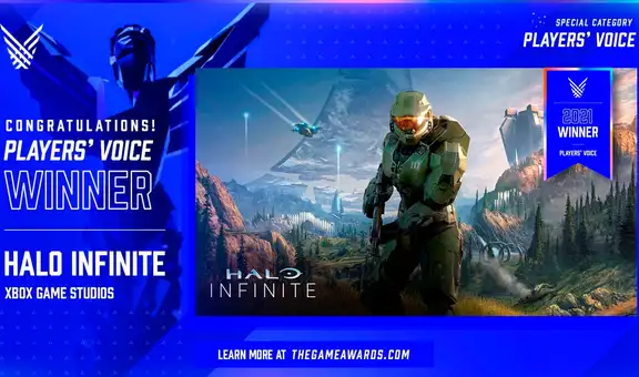 The Game Awards 2021: Halo Infinite se llevó el premio del público