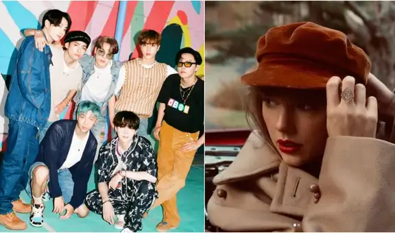 BTS supera a Taylor Swift y es el artista con más semanas en el #1 del Digital Song Sales de Billboard