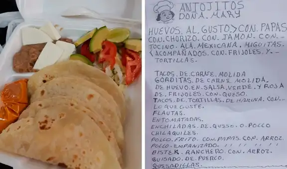 Restaurante se vuelve viral al repartir a sus clientes sus cartas de menú escritas a mano