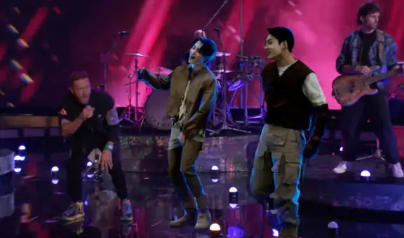 BTS y Coldplay: los idols K-pop aparecieron como hologramas para presentar “My universe”