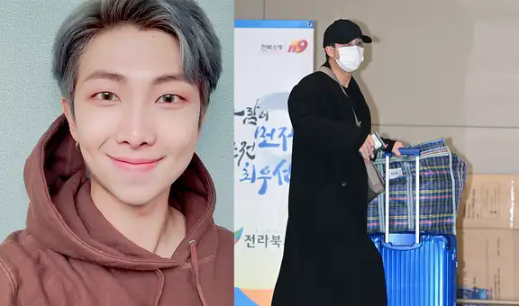 RM de BTS volvió a Corea del Sur y así fue llegada al aeropuerto de Incheon