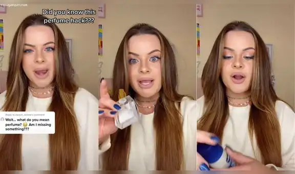 Influencer explica el sencillo método para que el aroma de un perfume perdure todo el día