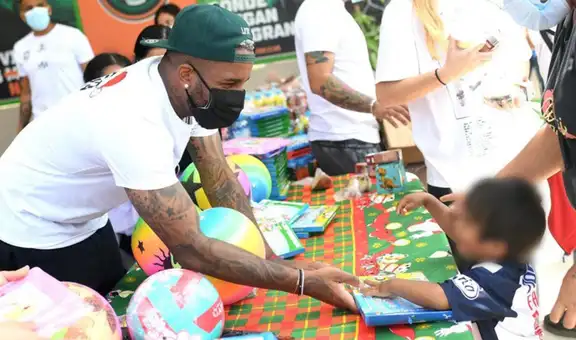 Jefferson Farfán alienta a ser solidarios en Navidad: “Nunca dejemos de ayudar”
