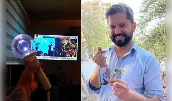 Gabriel Boric, presidente electo de Chile, recibió respaldo de comunidad del K-pop