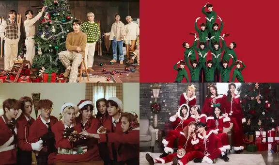 Canciones de BTS, EXO, TWICE, Stray Kids y más grupos K-pop para festejar la Navidad