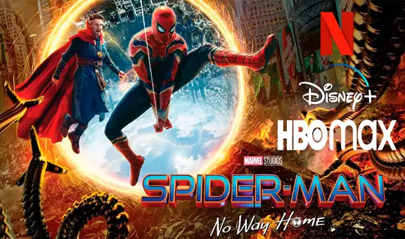 ¿Estará Spider-Man: no way home en Netflix, Disney+ o HBO Max?