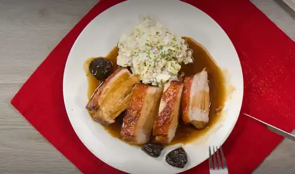 Navidad 2021: prepara un delicioso chancho al horno con ensalada de papa