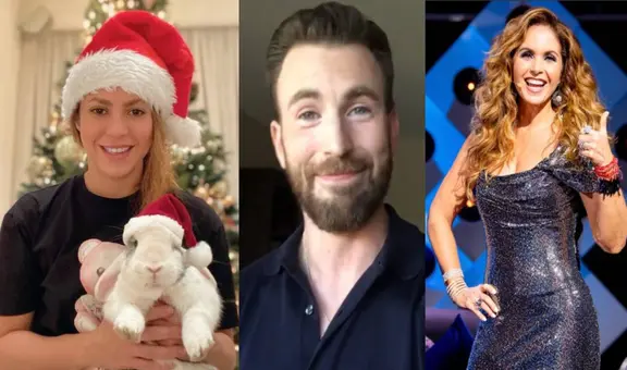 Navidad 2021: Shakira, Chris Evans, Lucero, Bad Bunny y otros famosos enviaron sus mejores deseos