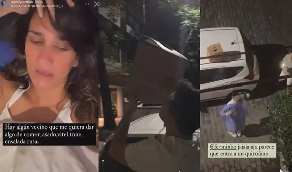 Se entera que su amiga salió positivo a COVID-19 en Nochebuena y le lleva la cena hasta su casa