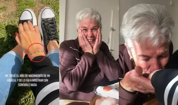 Joven se tatúa la fecha de nacimiento de su abuela en la mano para sorprenderla