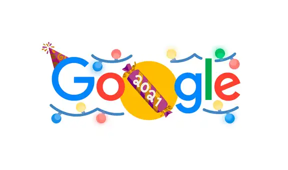 Google celebra la Nochevieja 2021 con divertido doodle animado
