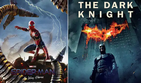 Spider-Man: no way home superó a The dark knight en taquilla a dos semanas de estreno