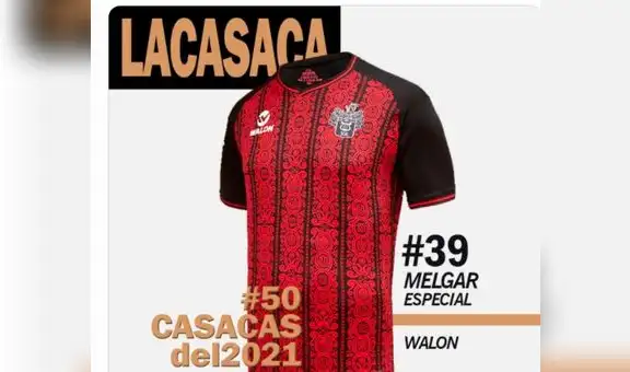 Camiseta de FBC Melgar, Claustro, entre las más influyentes del 2021