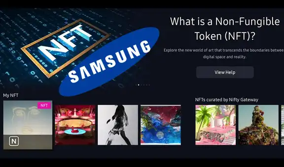 Samsung apuesta por las criptomonedas y anuncia la plataforma NFT para sus televisores