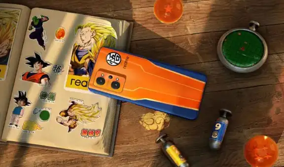Realme lanza un teléfono revolucionario inspirado en Dragon Ball Z y Goku