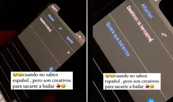Joven que no habla español usa traductor Google para invitar a bailar a mujer ecuatoriana